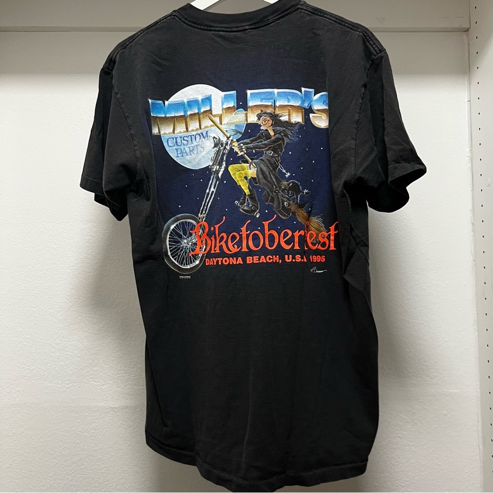 millers biketoberfest 1996 vintage tee